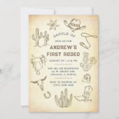 Vorlage für die Vintage Einladung (Vorderseite)