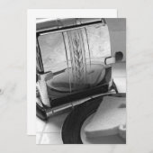 Vorlage für die Vintage Toaster-Einladung (Vorne/Hinten)