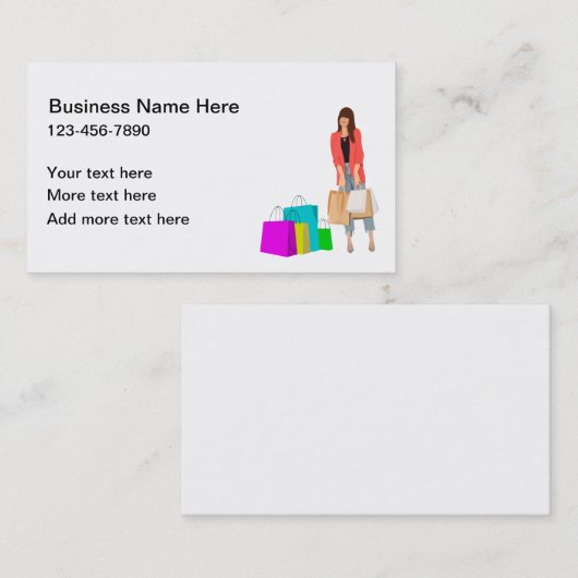 Vorlage für die Visitenkarte (Vorne/Hinten)