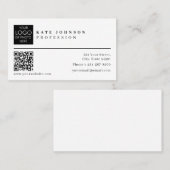 Vorlage für die Visitenkarte Benutzerdefiniertes L (Vorne/Hinten)