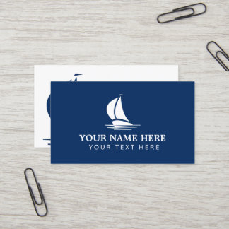Vorlage für die Visitenkarte der Nautic Segelboote