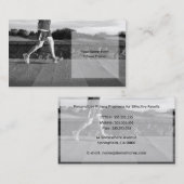 Vorlage für die Visitenkarte der Personal Fitness (Vorne/Hinten)