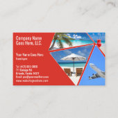 Vorlage für die Visitenkarte des Agenten (Vorderseite)