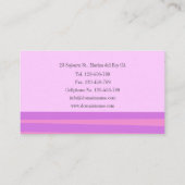 Vorlage für die Visitenkarte des Agenten (Rückseite)