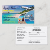 Vorlage für die Visitenkarte des Agenten (Vorne/Hinten)