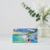 Vorlage für die Visitenkarte des Agenten (Stehend Vorderseite)