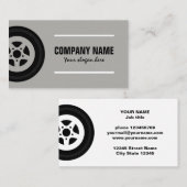 Vorlage für die Visitenkarte des Automobilunterneh (Vorne/Hinten)