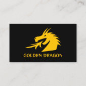 Vorlage für die Visitenkarte des Goldenen Drachen (Vorderseite)