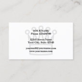 Vorlage für die Visitenkarte des Großmeisters des  (Rückseite)