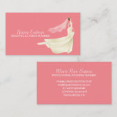 Vorlage für die Visitenkarte des Hochzeitkoordinat (Vorne/Hinten)