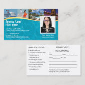 Vorlage für die Visitenkarte des Reisetitels Agent (Vorne/Hinten)