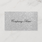 Vorlage für die Visitenkarte des Silver Glitzer (Rückseite)