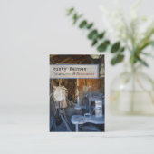 Vorlage für die Visitenkarte für den Bau und den B (Stehend Vorderseite)