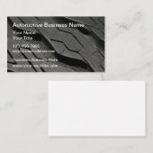 Vorlage für die Visitenkarte für Fahrzeugreifen (Vorne/Hinten)