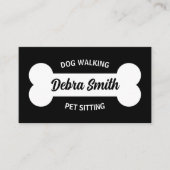 Vorlage für die Visitenkarte für Haustiere (Vorderseite)