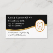 Vorlage für die Visitenkarte für Kleine Zahnärzte (Vorderseite)