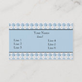 Vorlage für die Visitenkarte rückgängig machen (Rückseite)