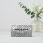 Vorlage für die Visitenkarte | Stahlblech (Stehend Vorderseite)