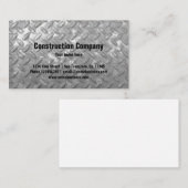 Vorlage für die Visitenkarte | Stahlblech (Vorne/Hinten)