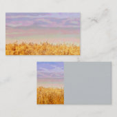 Vorlage für die Visitenkarte von Weizen auf doppel (Vorne/Hinten)