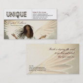 Vorlage für die Visitenkarte - wenn ich ein Engel (Vorne/Hinten)