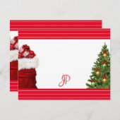 Vorlage für die Weihnachtshandschrift Monogram (Vorne/Hinten)