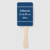 Vorlage für die Wiedersehen Blau- und Weißnamensja Fächer (Vorderseite)