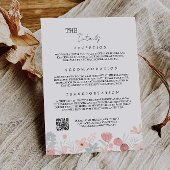 Vorlage für die Wildblume-Details-Karte