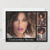 Vorlage für die zusammengesetzte Karte des Fotos " (Vorderseite)