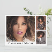 Vorlage für die zusammengesetzte Karte des Fotos " (Stehend Vorderseite)