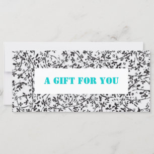 Vorlage für Ditsy2-Geschenkgutschein