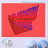 Vorlage für Diversity Rocks Flyer (Einzeln)