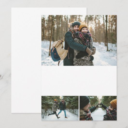 Vorlage für DIY 12x18 3-FotoCollage (Vorne/Hinten)