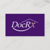Vorlage für DocRx Visitenkarten Visitenkarte (Rückseite)