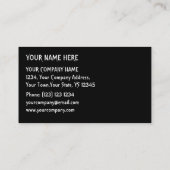 Vorlage für DrachenVisitenkarten Visitenkarte (Rückseite)