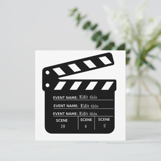 Vorlage für druckbare, benutzerdefinierte Movie-Cl (Stehend Vorderseite)