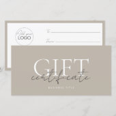 Vorlage für druckbare Geschenkkarten einfach zu an (Vorne/Hinten)