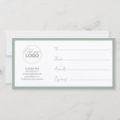 Vorlage für druckbare Geschenkkarten einfach zu an (Rückseite)