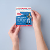 Vorlage für Druckwäsche und Reinigung Flyer (Gruppe)