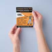 Vorlage für Druckwäsche und Reinigung Flyer (Gruppe)