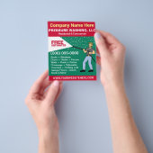 Vorlage für Druckwäsche und Reinigung Flyer (Gruppe)