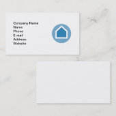 Vorlage für echte Anwesen-Agent-Visitenkarte Visitenkarte (Vorne/Hinten)