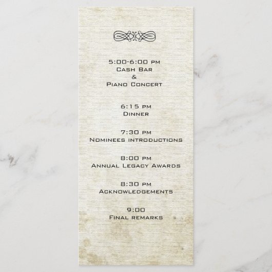 Vorlage für ein benutzerdefiniertes Ereignisprogra (Vorderseite)