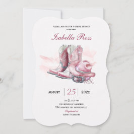 Vorlage für ein digitales Cowgirl-Brautparty