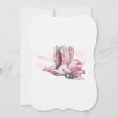 Vorlage für ein digitales Cowgirl-Brautparty (Rückseite)