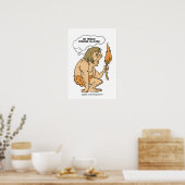 Vorlage für ein Höhlenposter Poster (Küche)