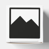 Vorlage für ein klassisches 2x2-Gastgeschenk Hochz Geschenkschachtel (Oben)