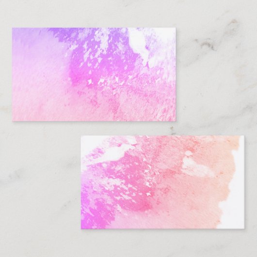 Vorlage für eine abstrakte Visitenkarte (Vorne/Hinten)