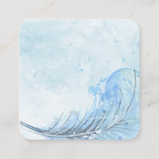 Vorlage für eine benutzerdefinierte Visitenkarte m (Rückseite)