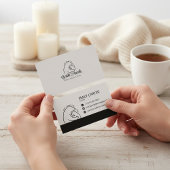 Vorlage für eine editierbare Visitenkarte der Mark